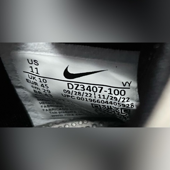 NIKE ACG MOC AIR MOC SUMMIT WHITE-BLACK "SLIP ON SHOES" SIZE 11 [DZ3407-100] - Picture 12 of 12